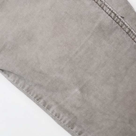 Free People light grey/taupe corduroy skinny pants - Picture 5 of 7